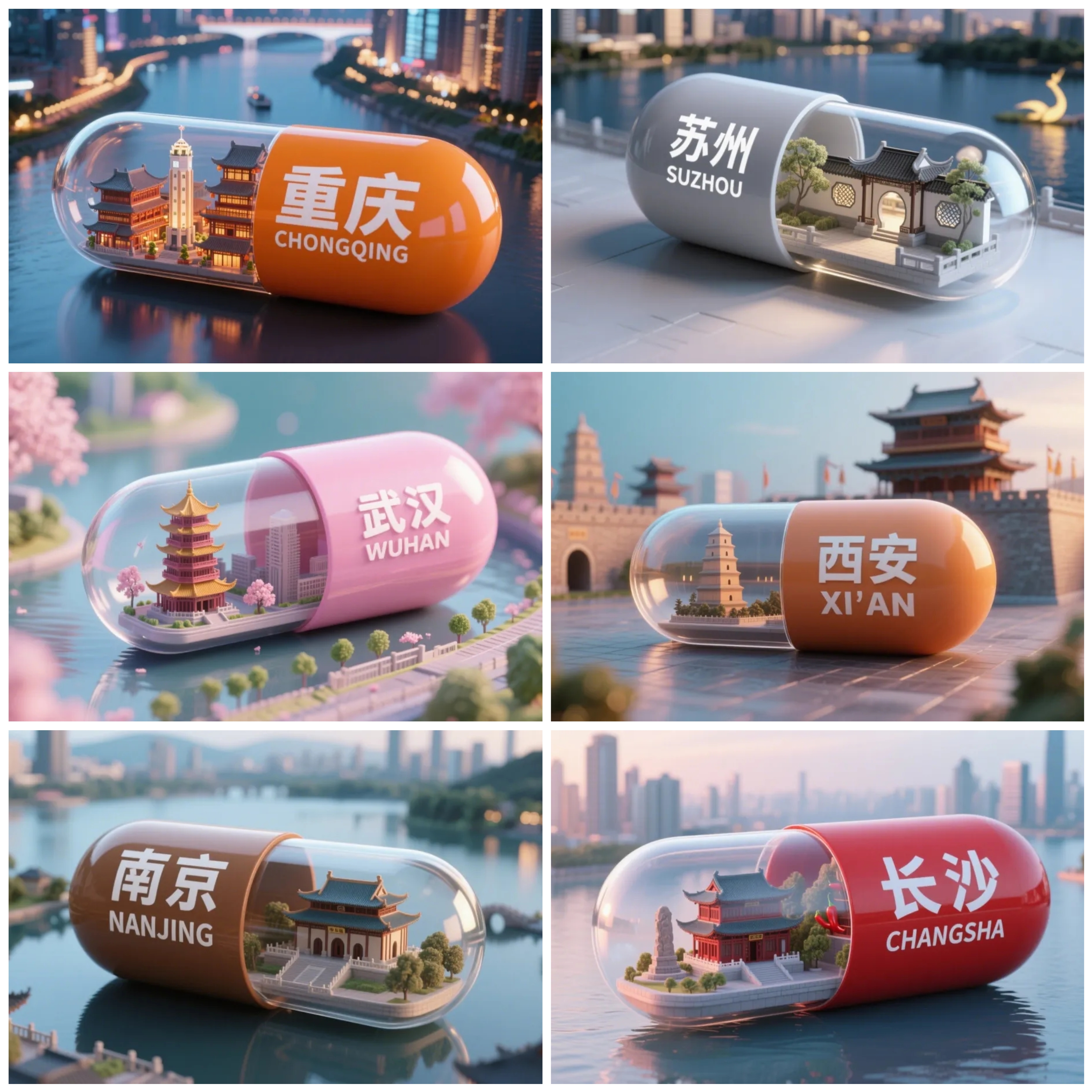 手把手教你用AI做城市微缩模型，多平台分发日引1000精准粉